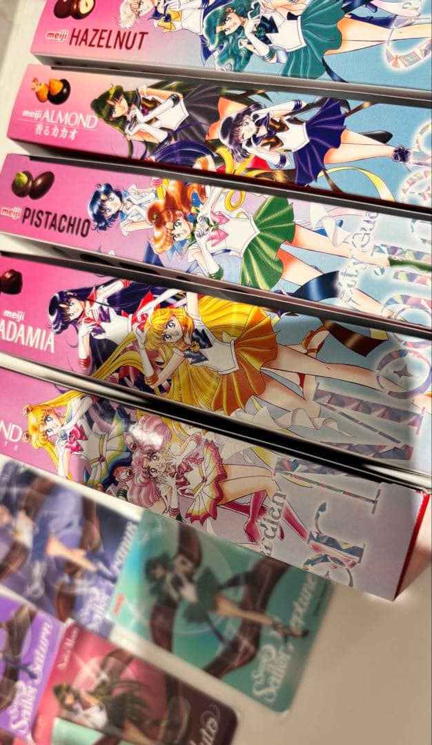 セーラームーン 明治　オリジナルクリアカード　コンプ