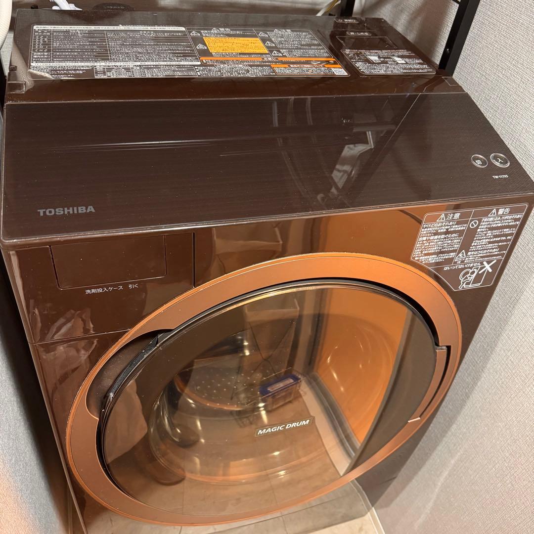 東芝　右開き マジックドラム　ドラム式洗濯乾燥機　TW-117X5R