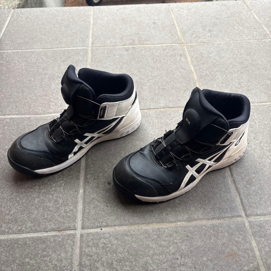 アシックス ボア ウィンジョブ 安全靴 ハイカットシューズ スニーカー 27
