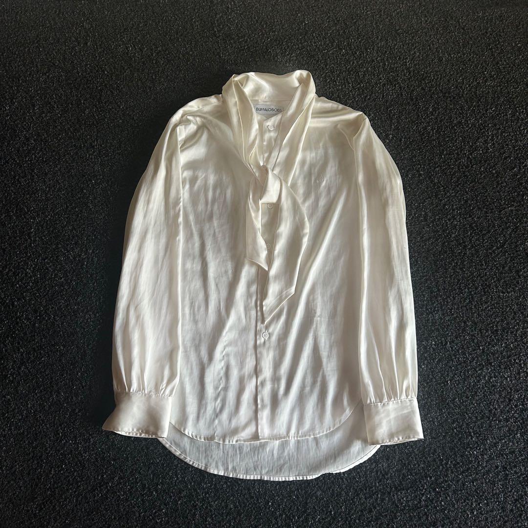 トップス 00s archive BUFFALO BOBS bow tie shirt