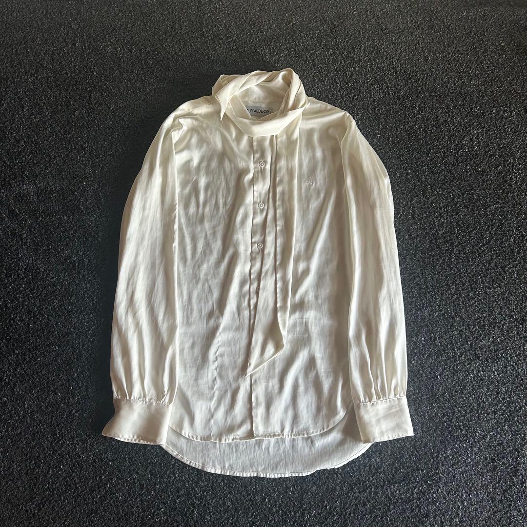 トップス 00s archive BUFFALO BOBS bow tie shirt