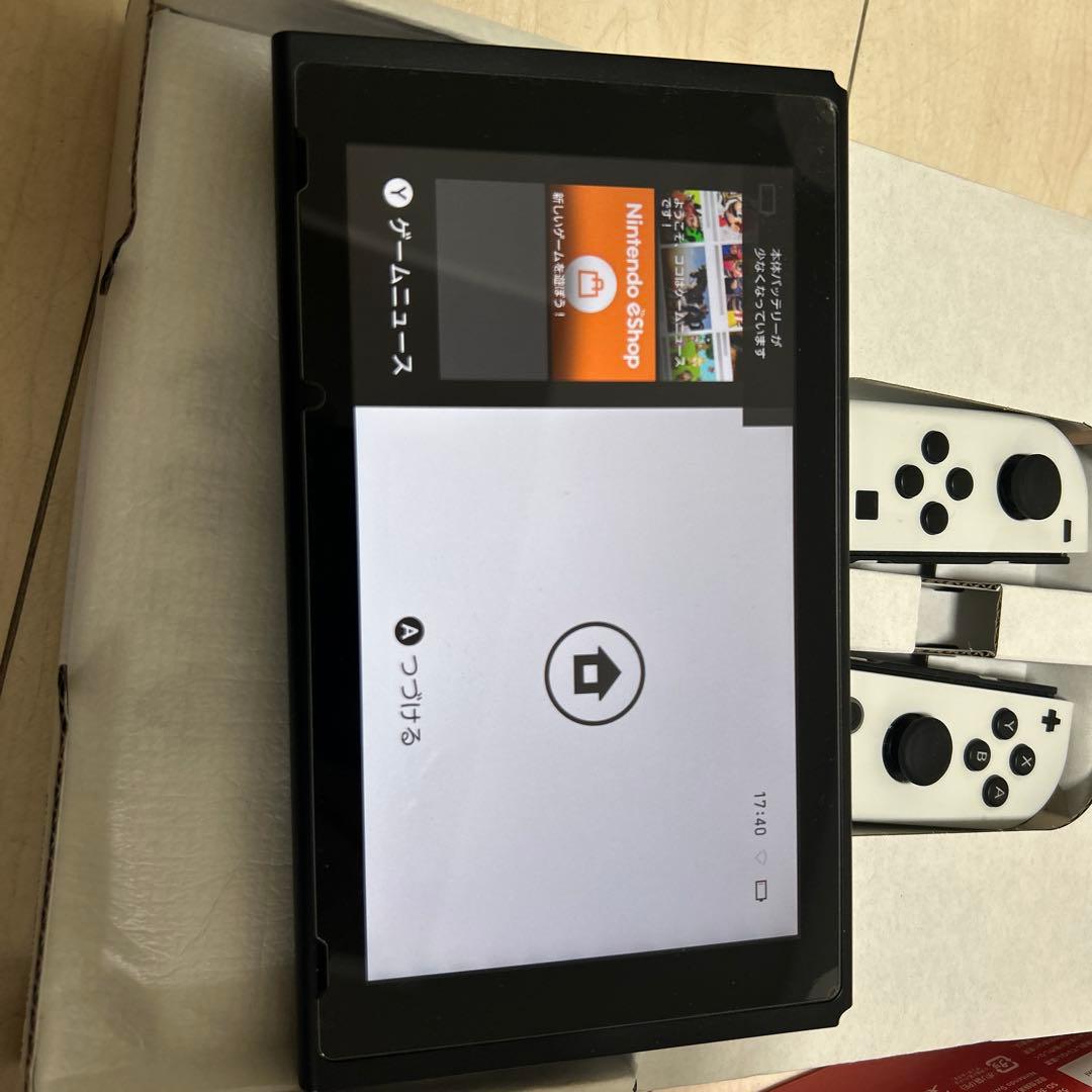 美品、極上品！Nintendo Switch 本体 グレー Joy-Con付き