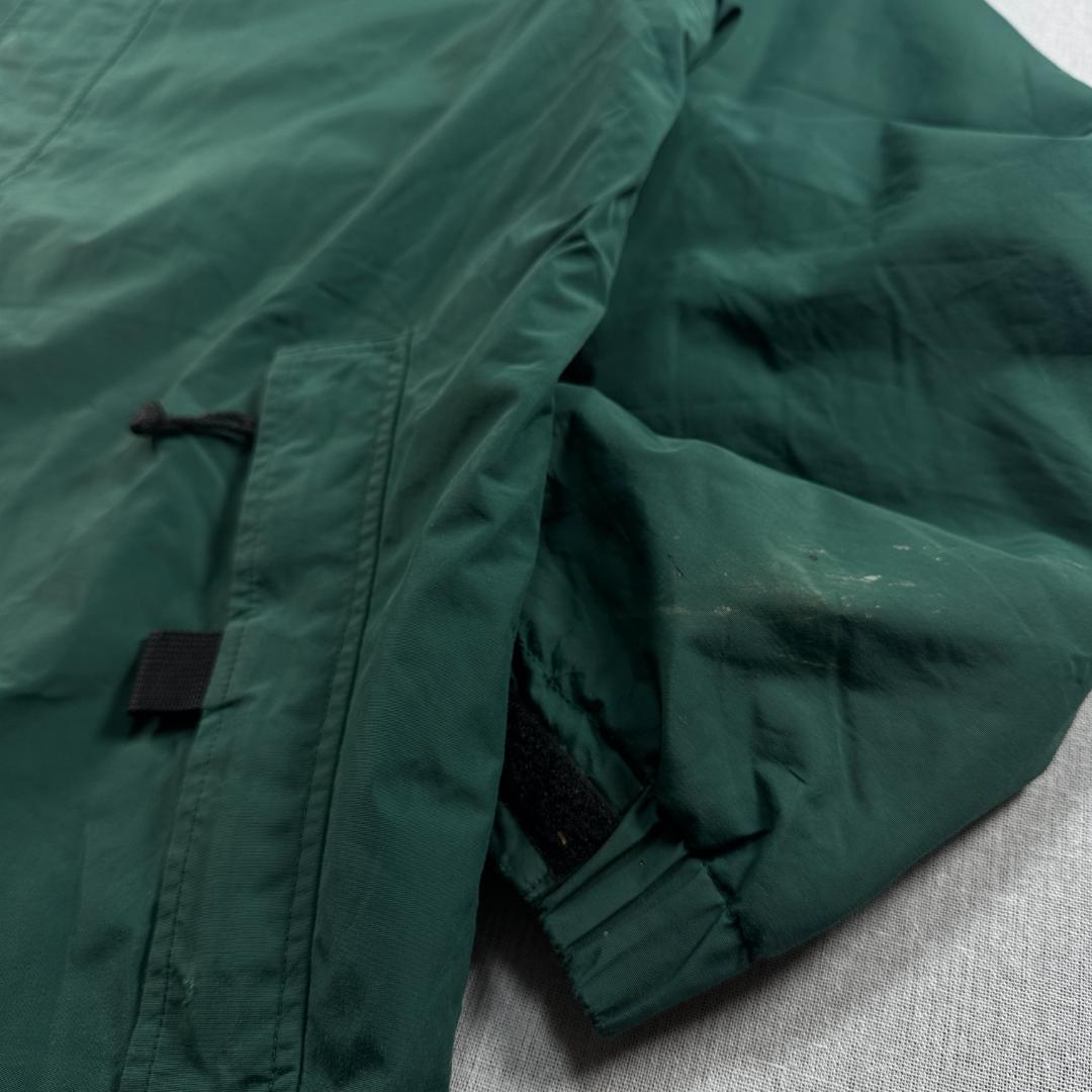 90s LLBean シェルドジャケット 裏ボア ゴアテックス ドローコード 緑