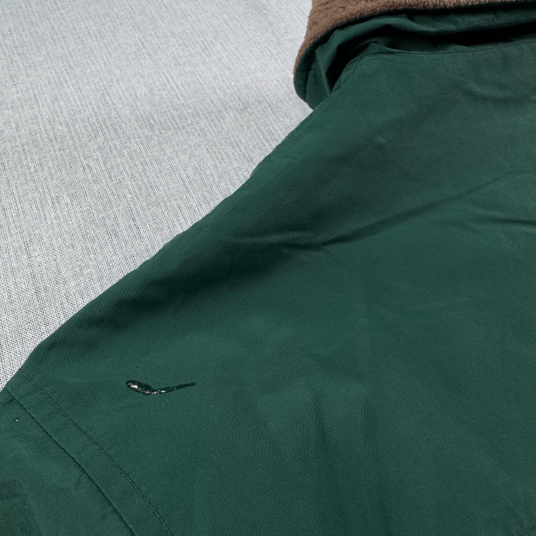 90s LLBean シェルドジャケット 裏ボア ゴアテックス ドローコード 緑