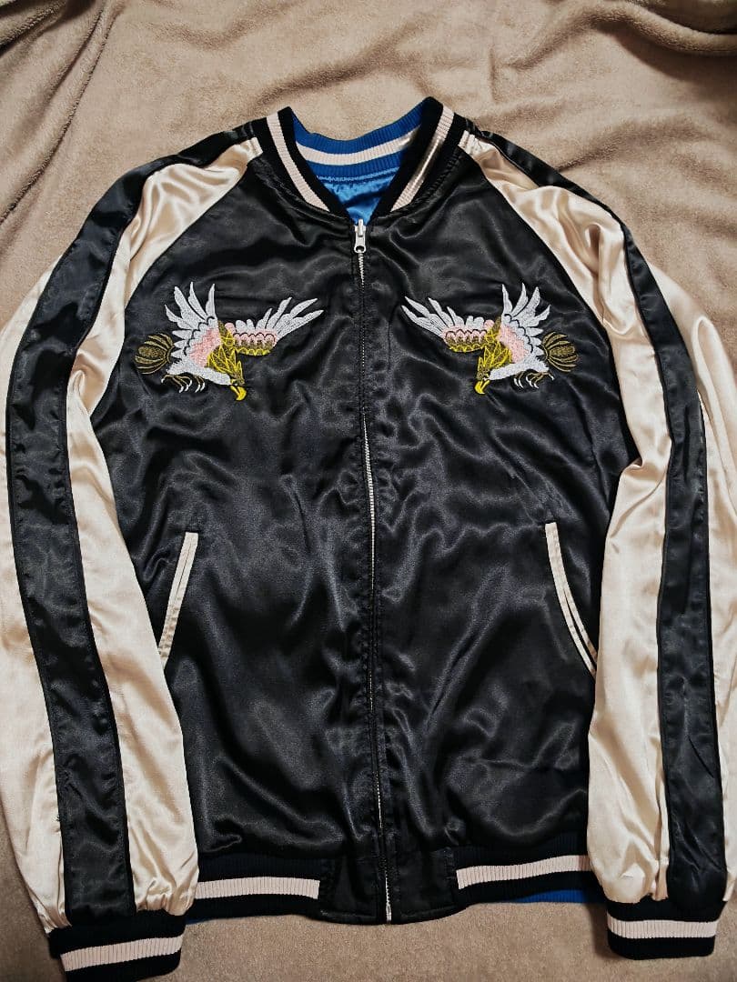 JAPANESQUE 美品 ２面用 虎ワシ 日本限定 スカジャン vintage