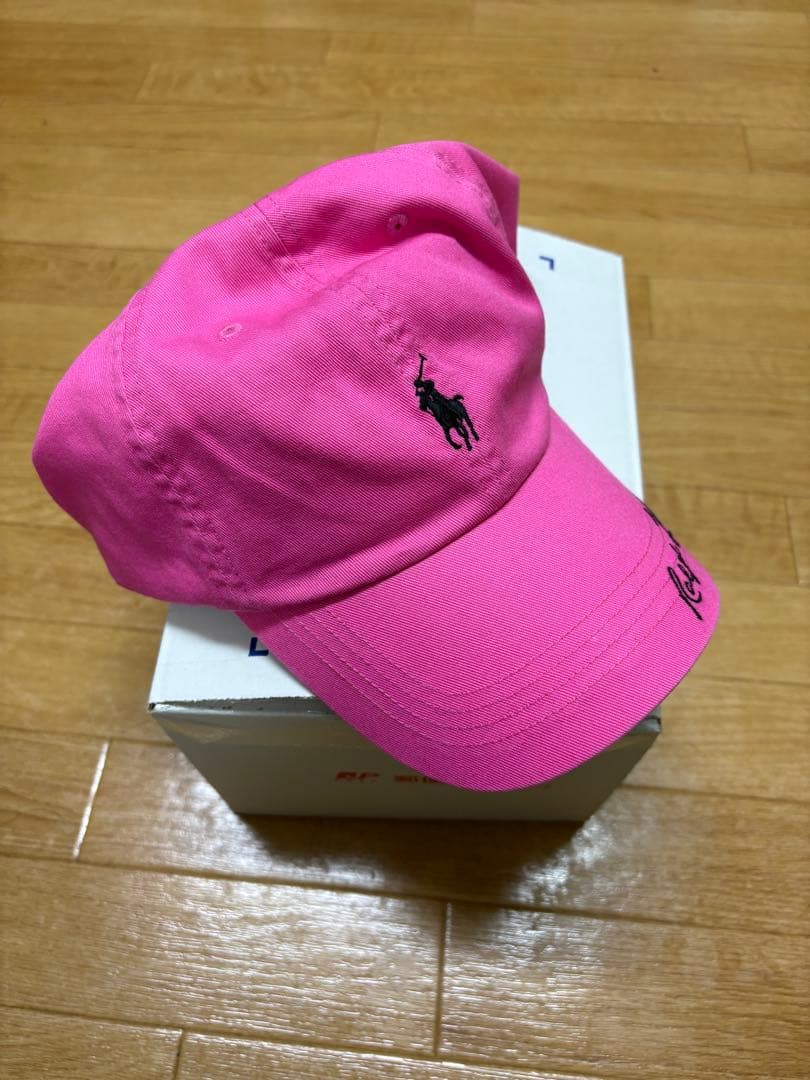 【新品・未使用】ラルフローレン　ピンクポニー　ベースボールツイルキャップ