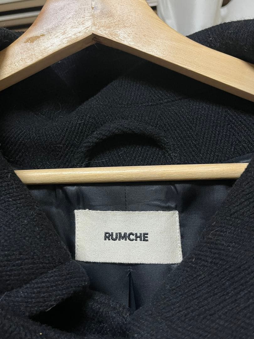 Rumche ダッフルコート　ブラック　ラムシェ