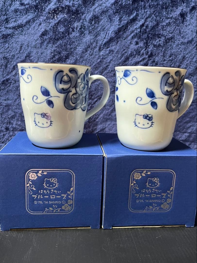 ハローキティ 食器セット ブルーローズ