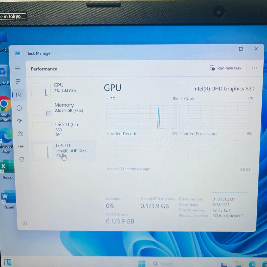 Windowsノート本体 Hp 250 G7 i5 8265U 8GB 256GB Nvme