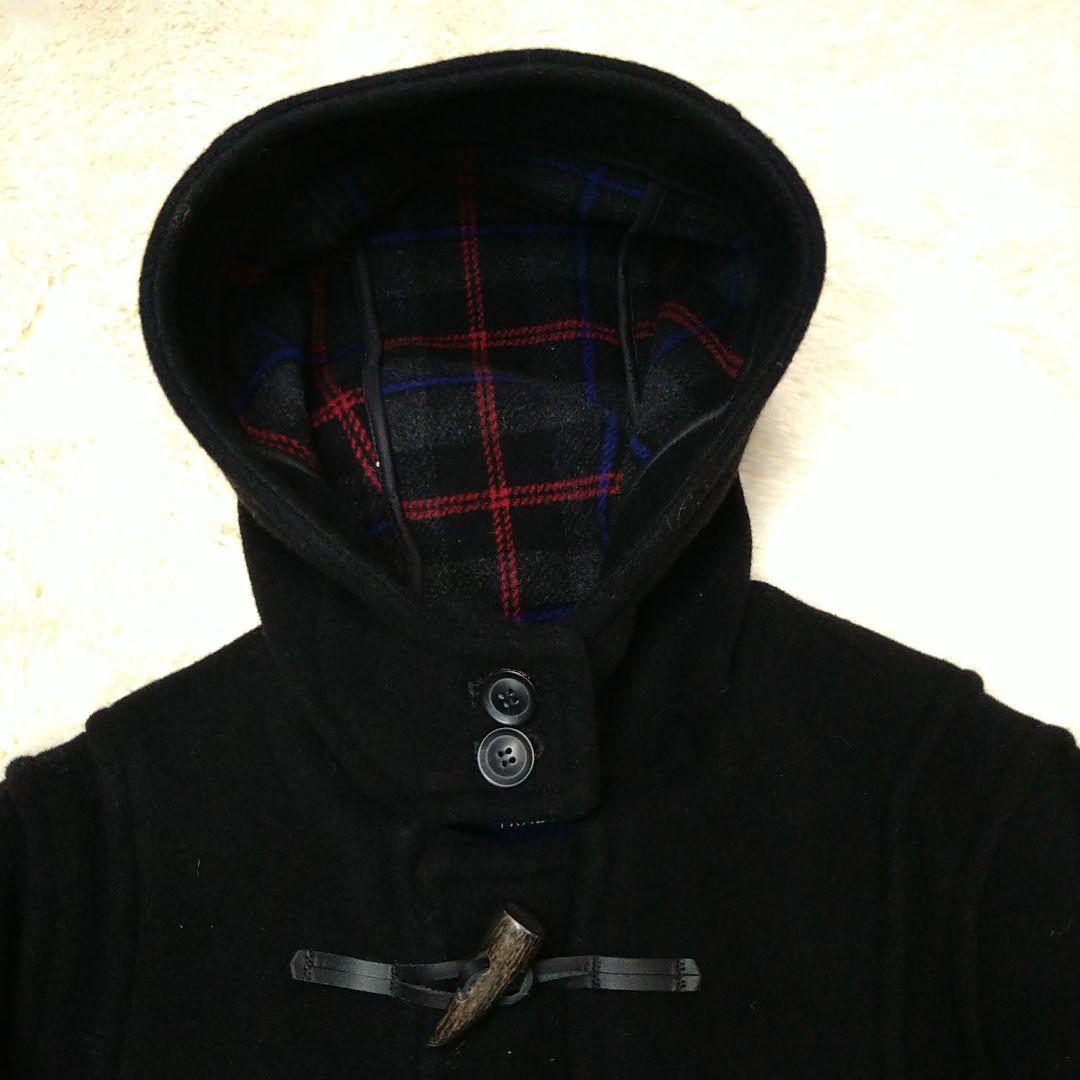 美品【ロンドントラディション】Ｌサイズ ダッフルコート イギリス製 黒