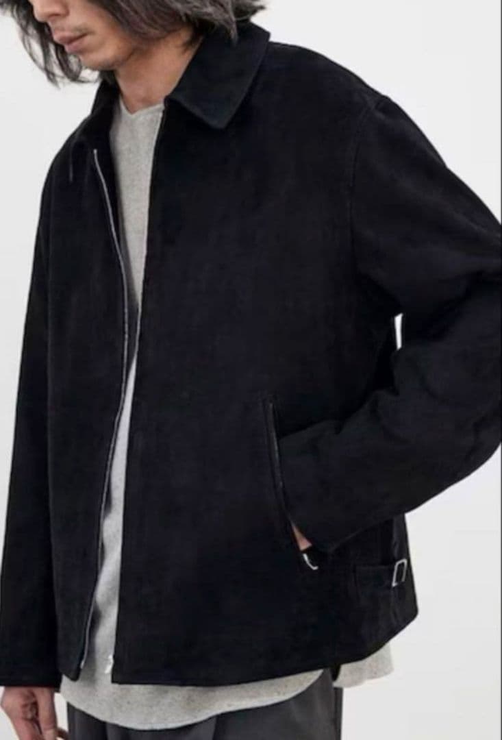 ジャケット・アウター LIDNM SUPER SOFT SHEEP SUEDE ZIP M