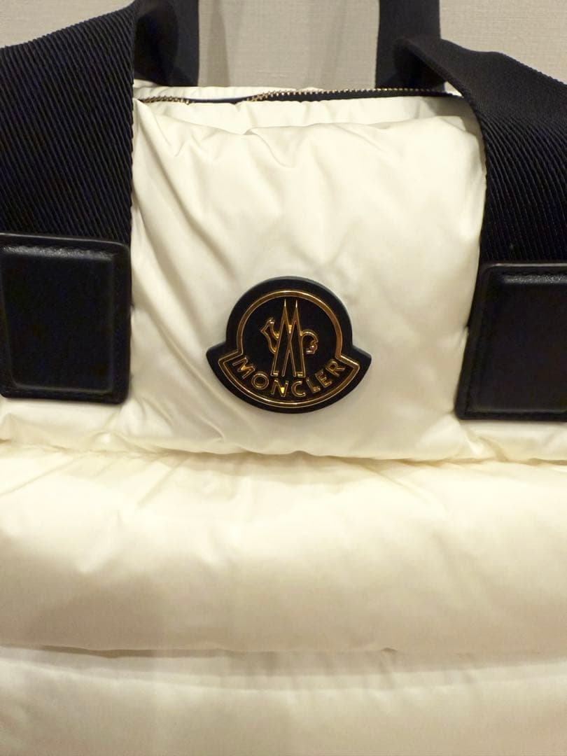 MONCLER モンクレール CARADOC ダウン トートバッグ 白 ホワイト