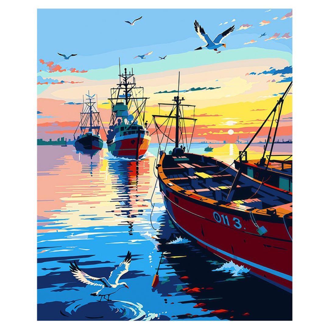 海の風景 ポップアート 絵画