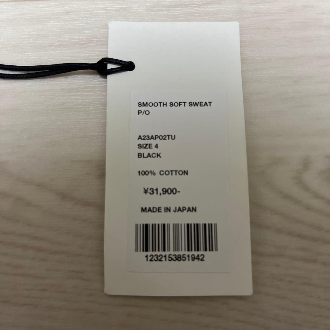 AURALEE SMOOTH SOFT SWEAT PULL OVER サイズ4