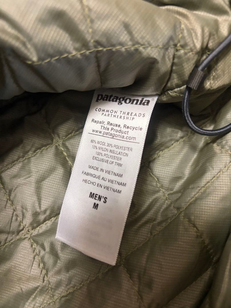 patagonia 40周年記念 フード付きマウンテンパーカー オリーブ M