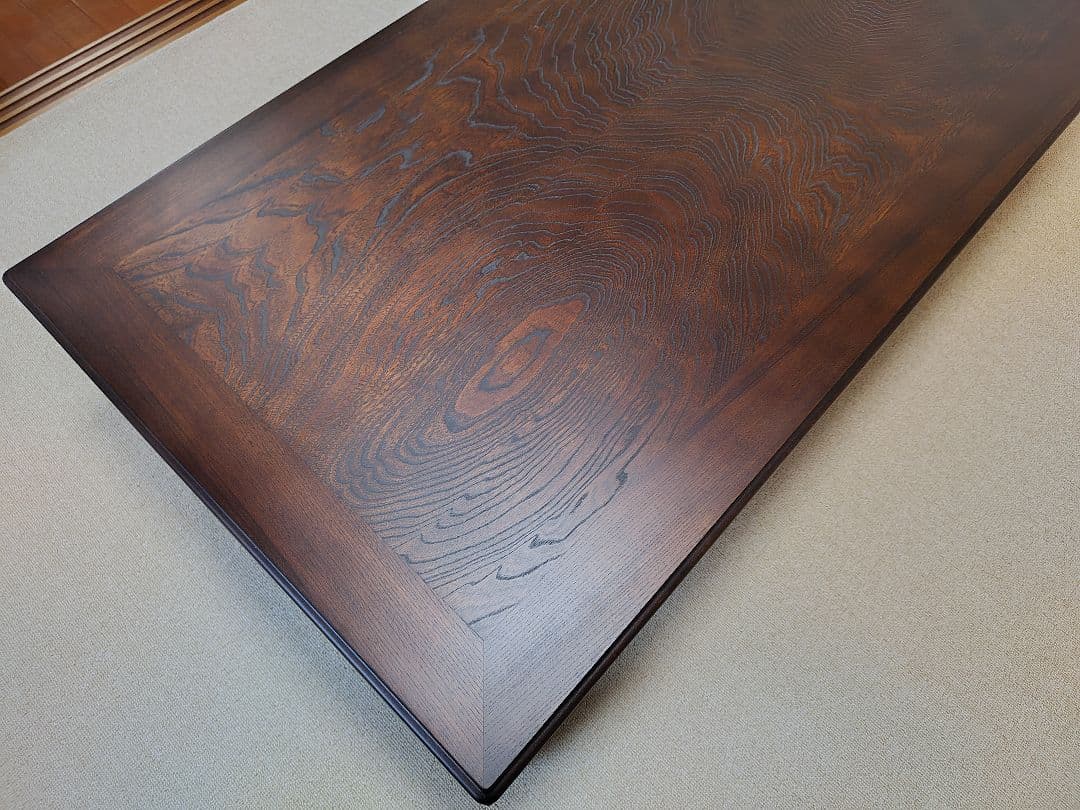 【くろくま】座卓 150cm 机 テーブル ４人 から ８人 団らん