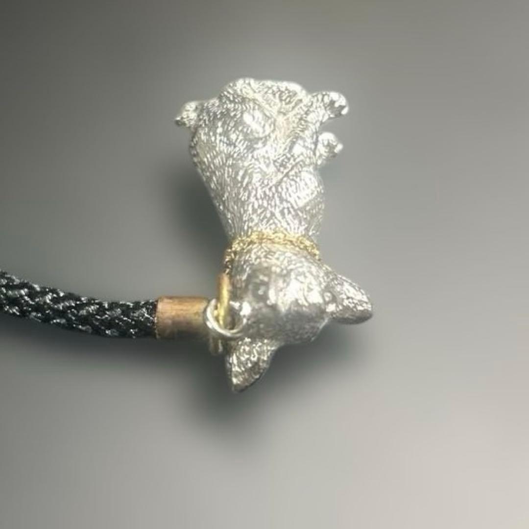 シルバー925K18付 ミニチュアピンシャーチャーム