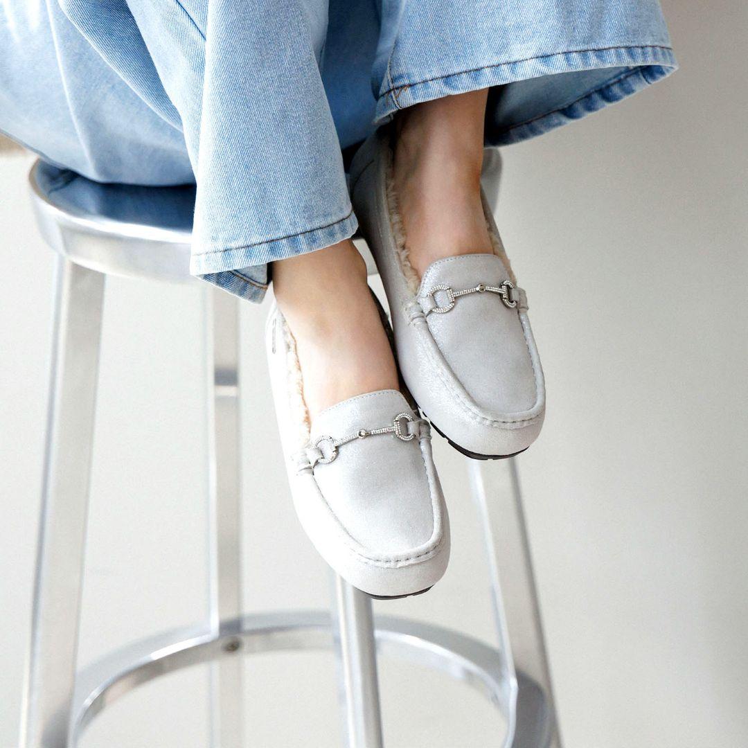 ❤️目玉！　卑弥呼ヒミコ　HIMIKO ビジュービットふわふわモカシン24cm