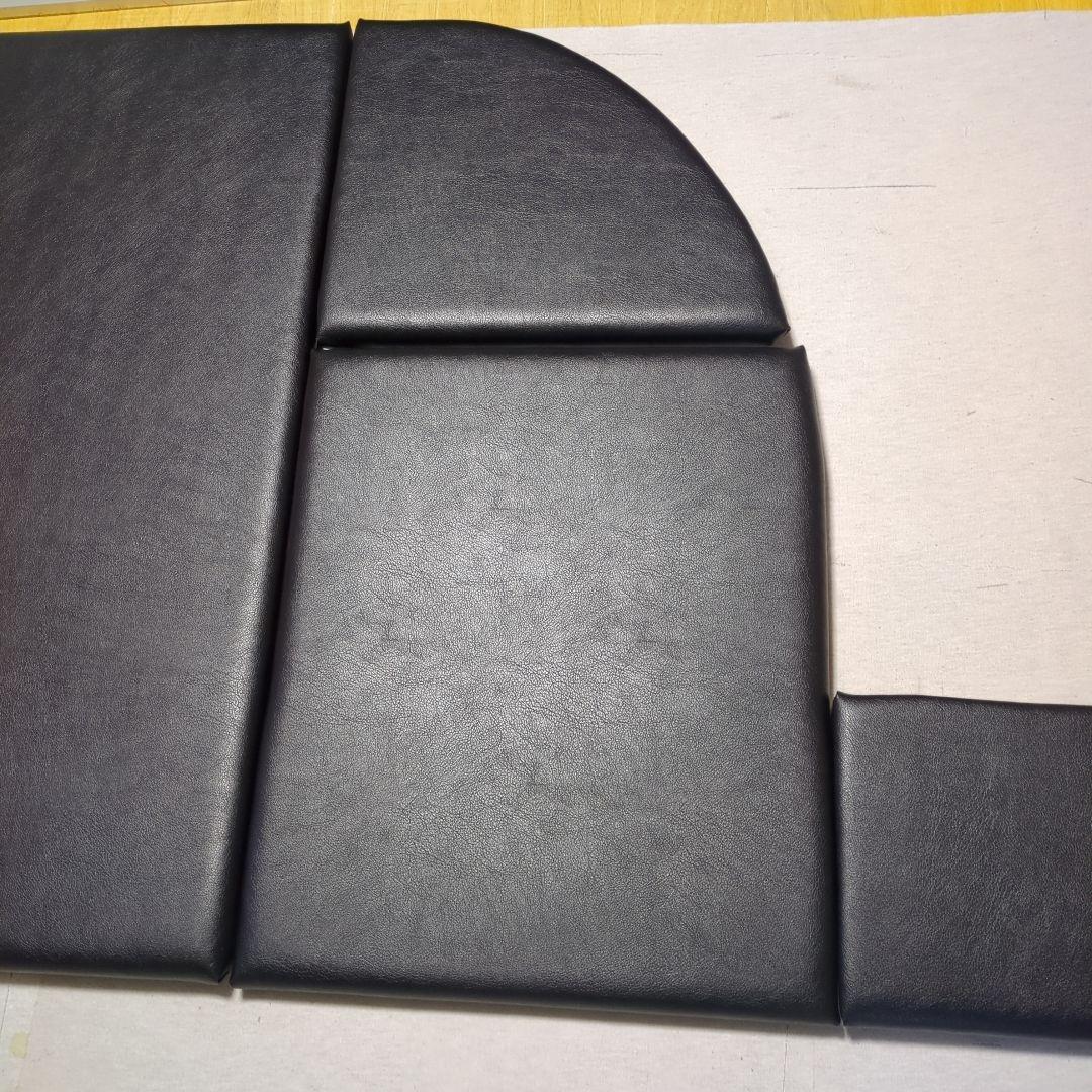 【ふどりん】フラット4点セット【ブラックレザー】