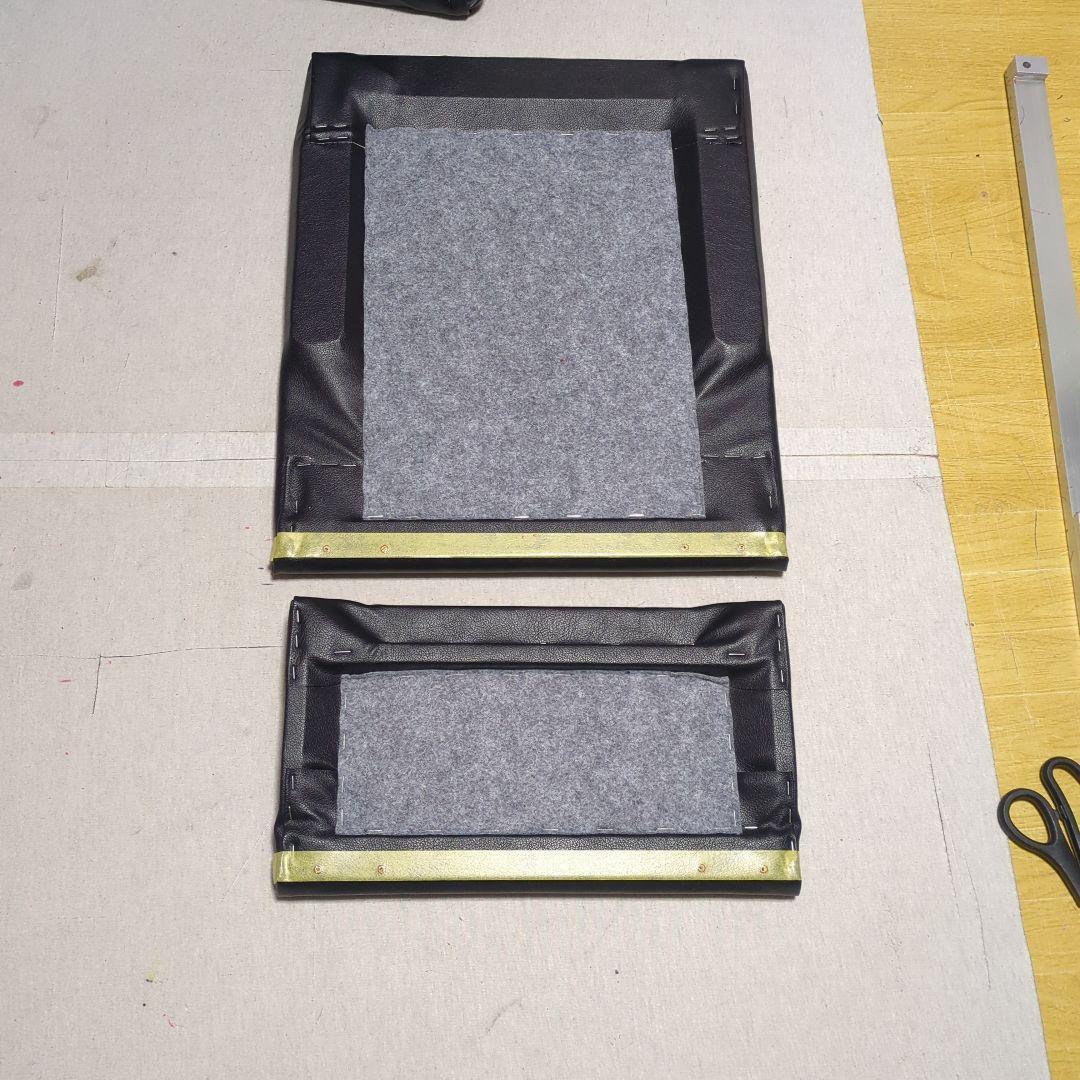 【ふどりん】フラット4点セット【ブラックレザー】