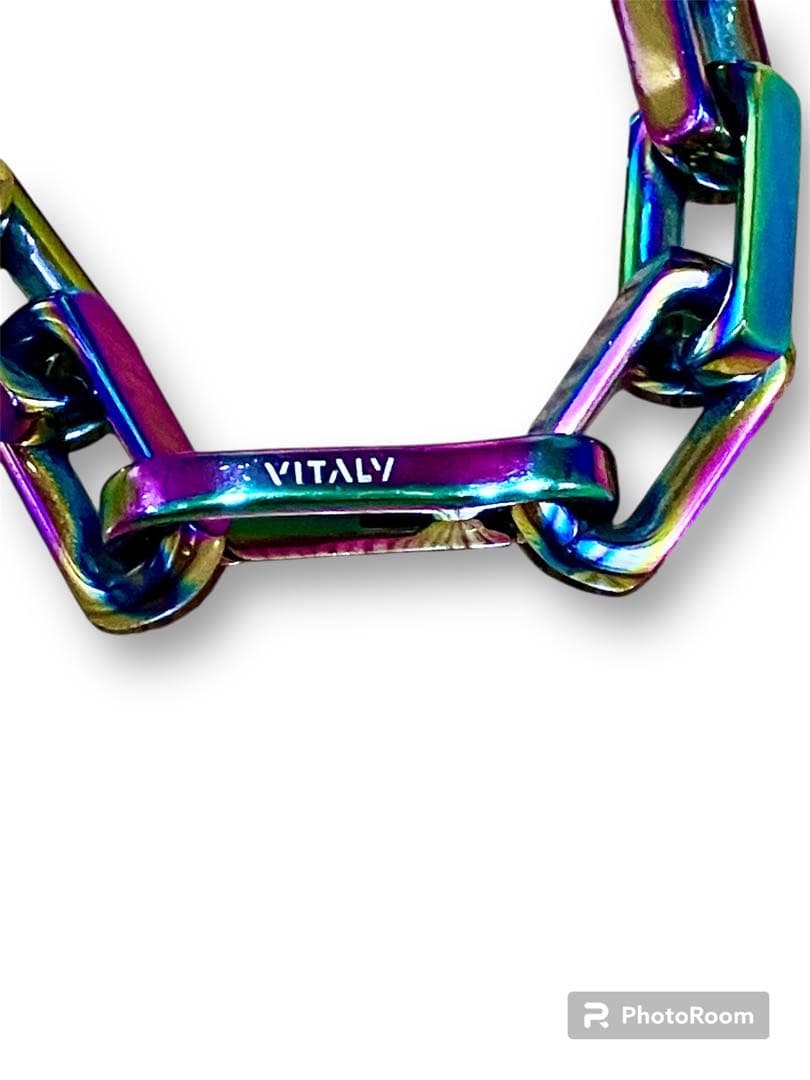 vitaly anti gasoline ブレスレット 虹 レインボー マルチ