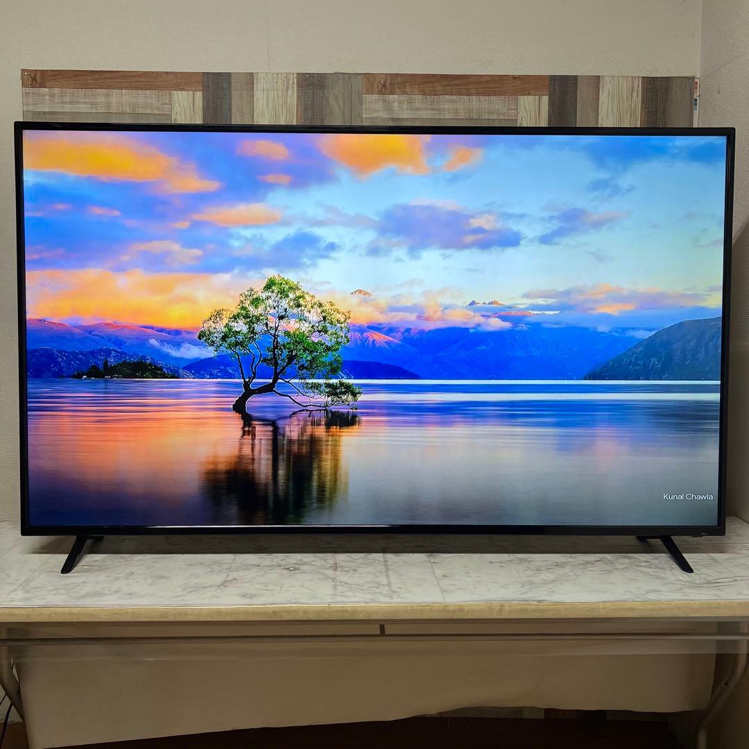 即日受渡❣️全国送料込2年前購入APEX65型4K液晶テレビ外付HDD録画対応