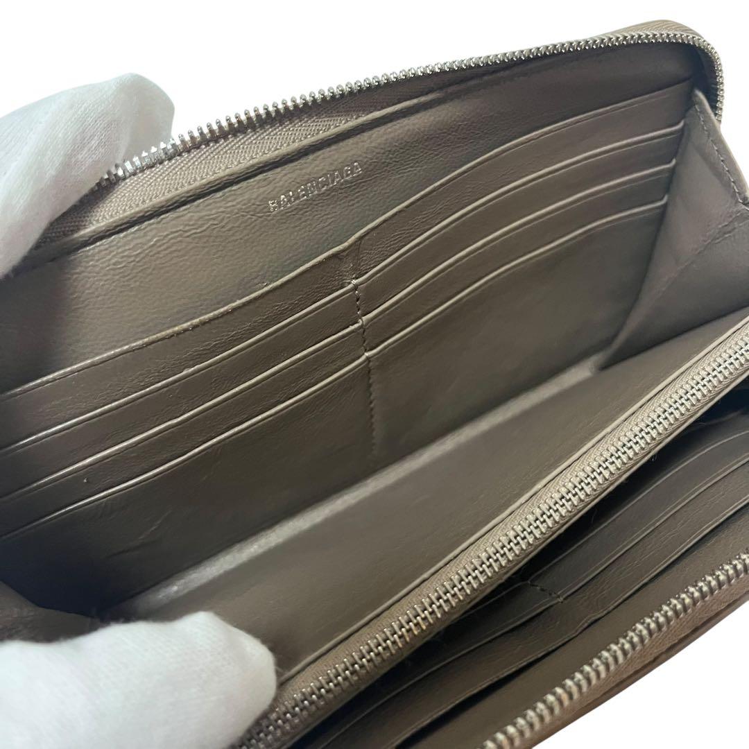 バレンシアガ エブリデイ コンチネンタル 長財布 ブラウン 594290