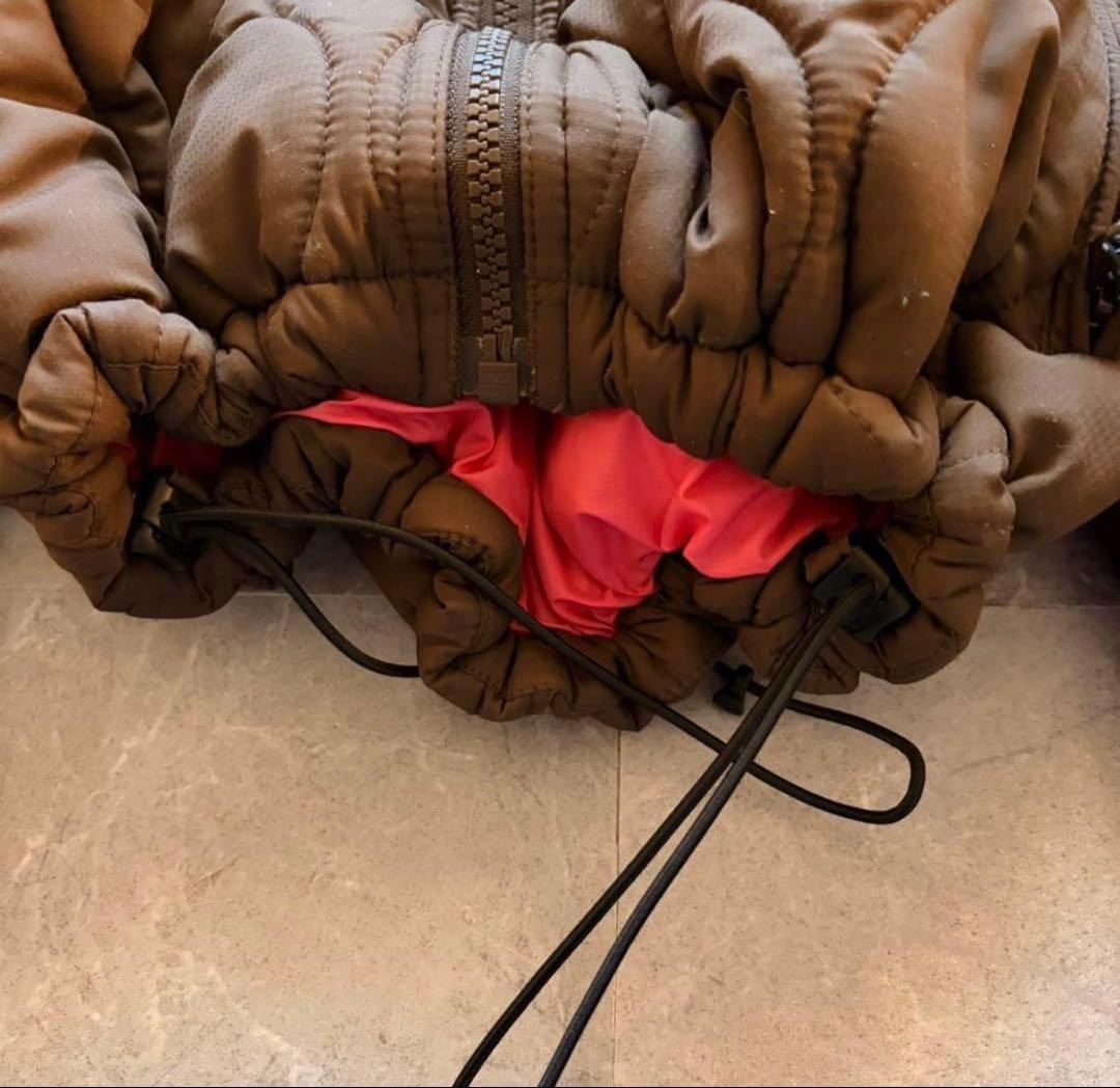 【超希少❗️】極暖columbia ダイヤキルティングジャケット　ブラウン　S