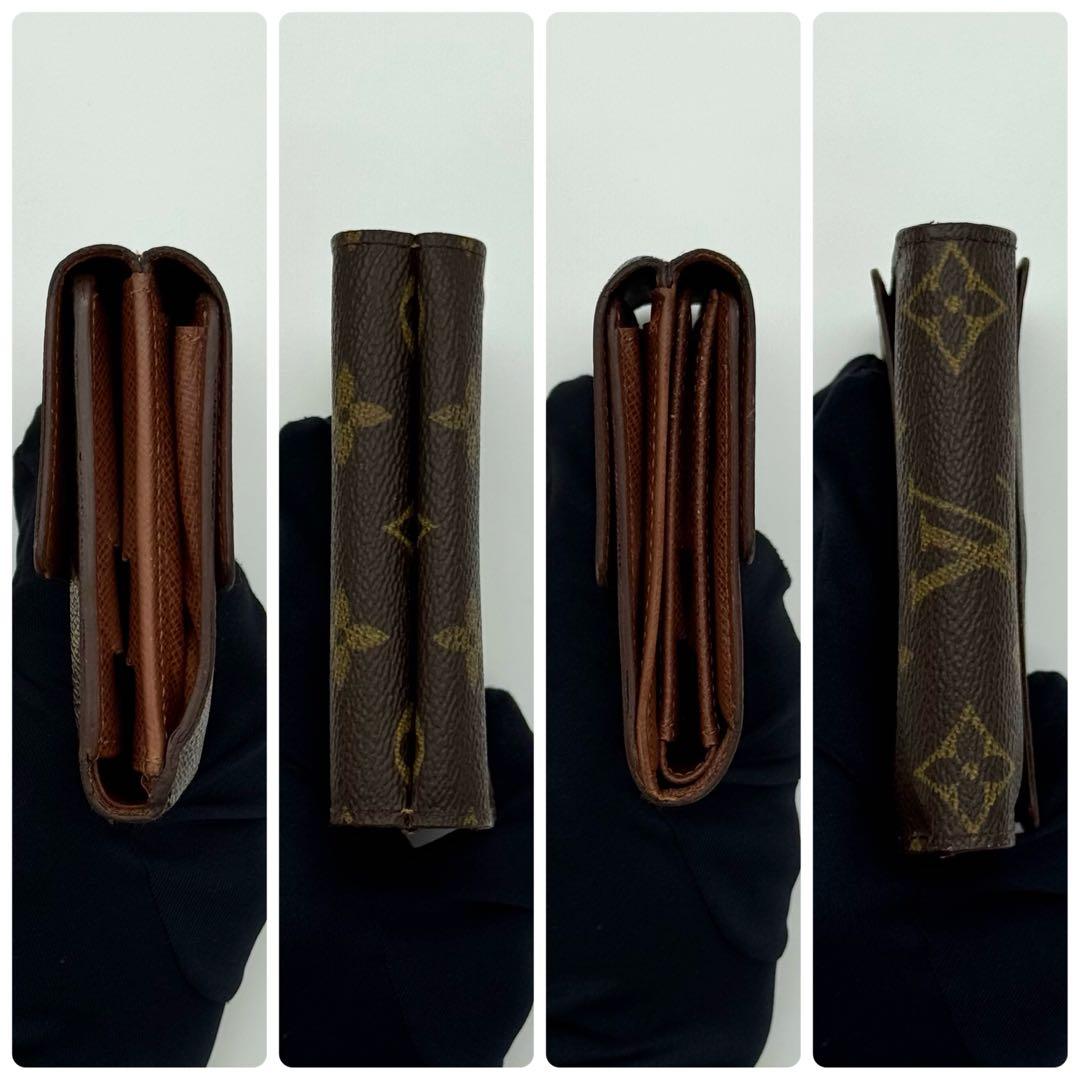 ヴィトン モノグラム ポルトモネ ビエ カルト クレディ 折り畳み財布