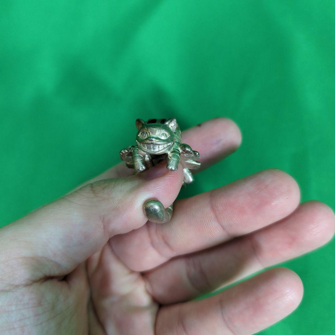 中古】ジブリ シルバーリング ネコバス