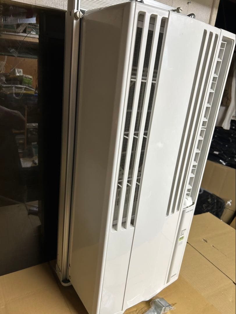 美品 コロナ 2022年 窓用エアコン CW-162K 冷房専用 枠リモコン付