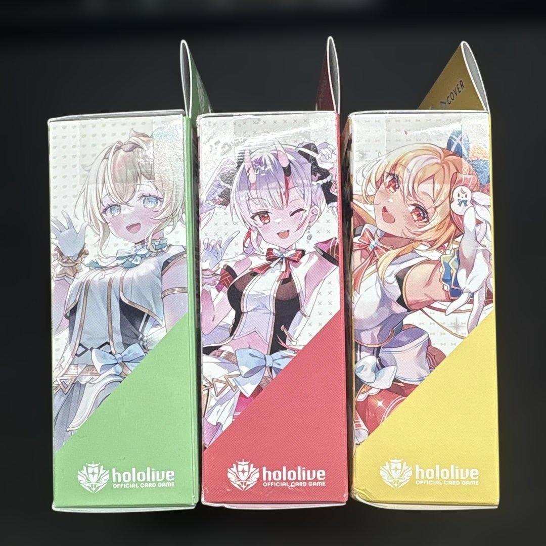 ホロライブ カードダスセット　不知火フレア　百鬼あやめ　風真いろは