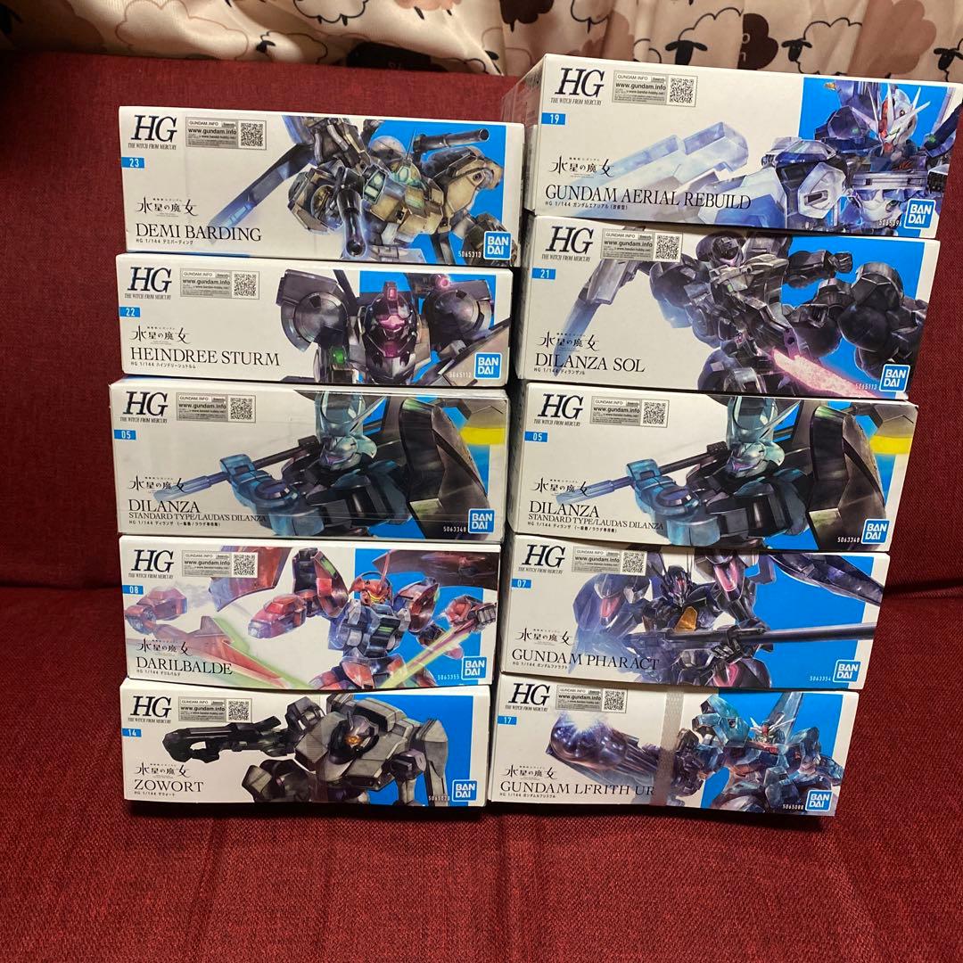 バンダイ　ガンプラ　水星の魔女　まとめて　10体未組立て