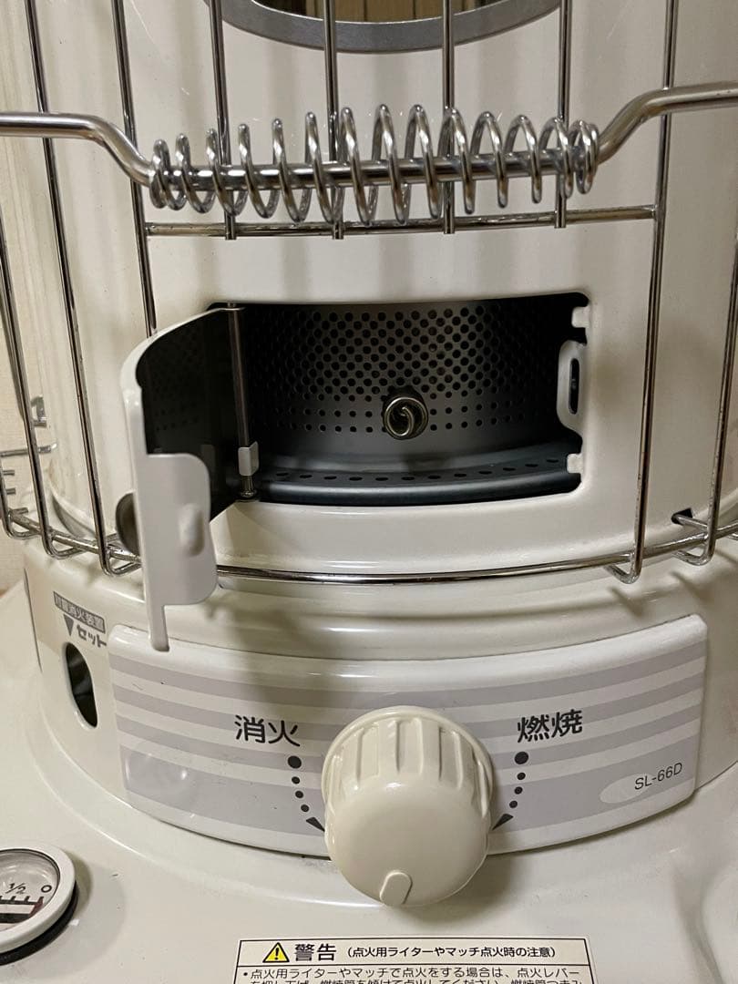 コロナ SL-66D ホワイト ストーブ　美品