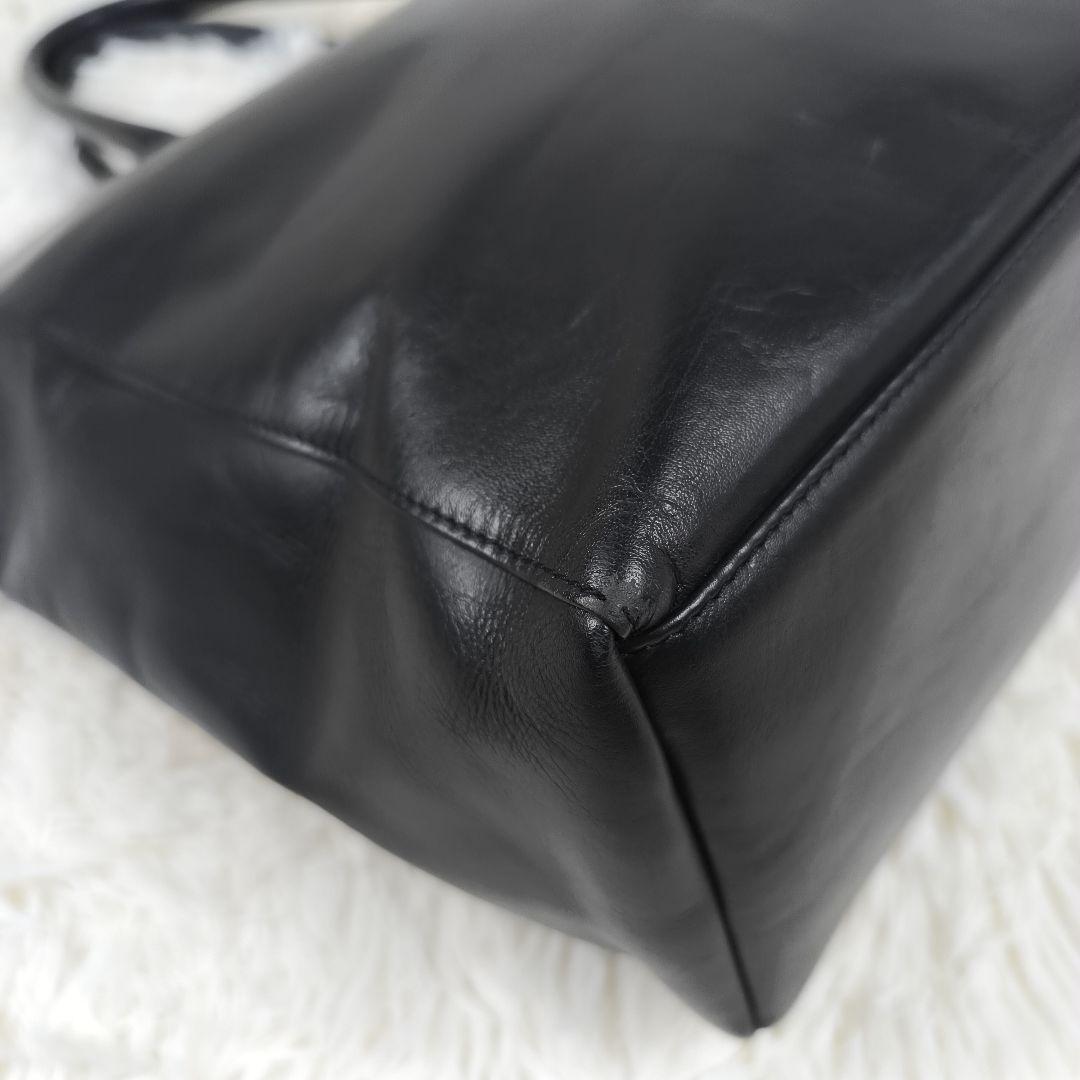 ✨美品✨ グリーンレーベルリラクシング トートバッグ レザー 肩掛け A4可 紺