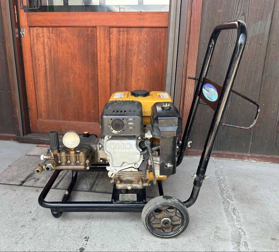 スーパー工業　エンジン式高圧洗浄◇SEC-1012-2◆12Mpa
