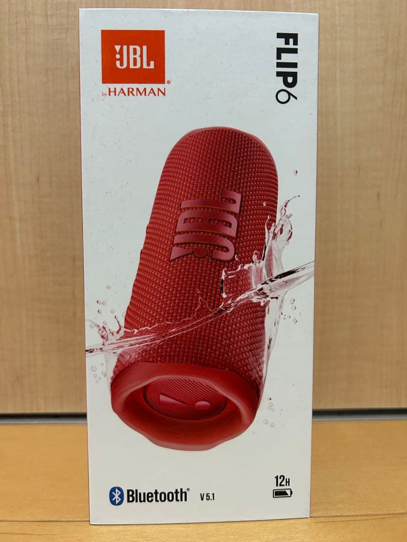 JBL FLIP6 レッド ワイヤレススピーカー