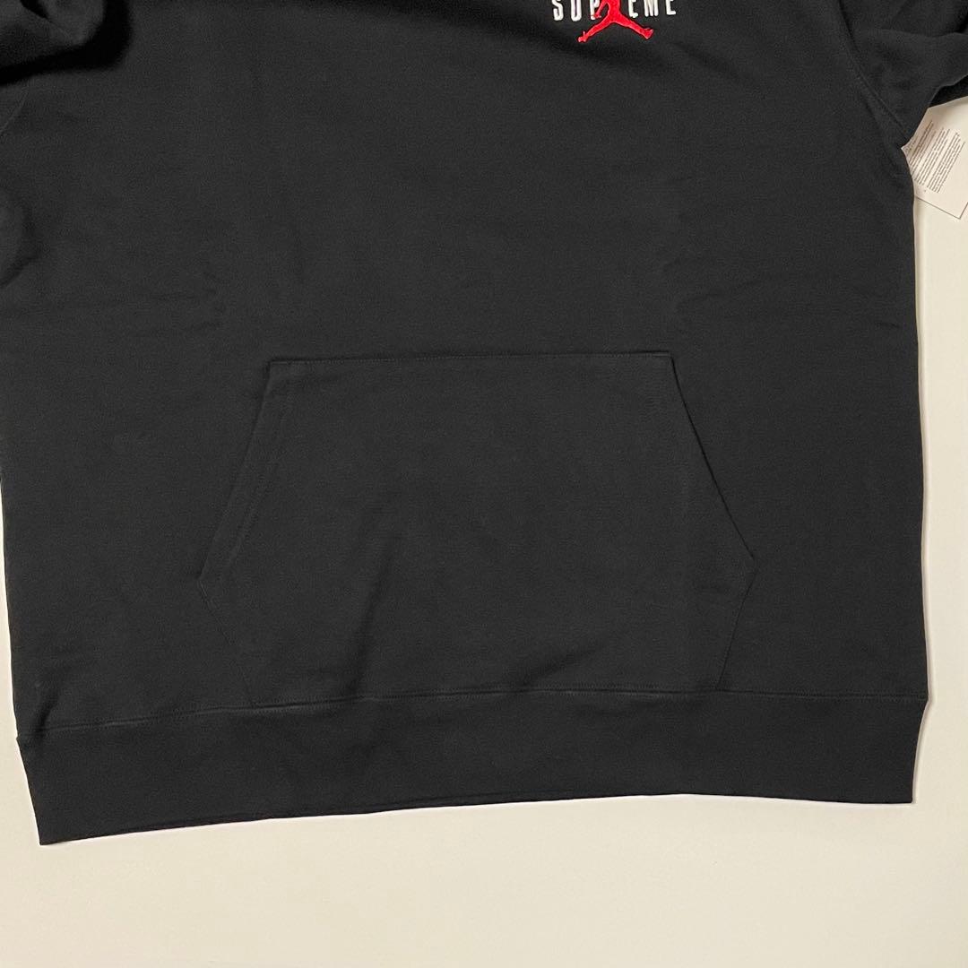 Supreme × Jordan パーカー　Ｌサイズブラック　新品