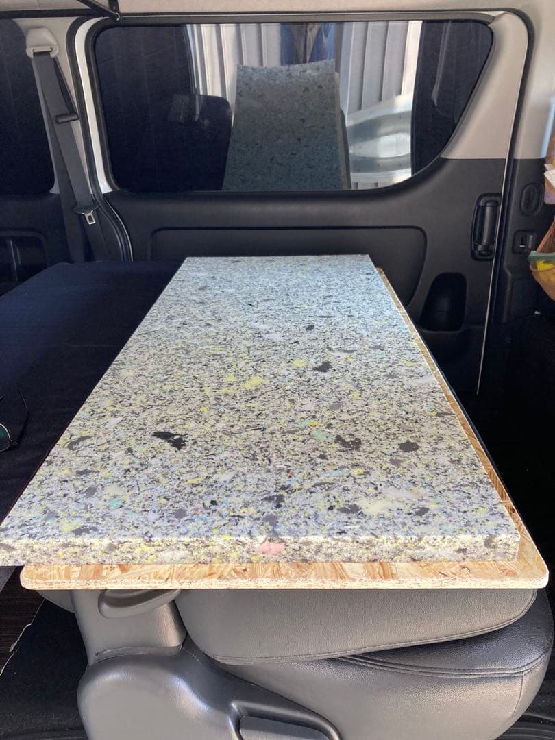 ハイエースS-GL標準ワイドボディ用 セカンドシート バックパネル 高密度高反発