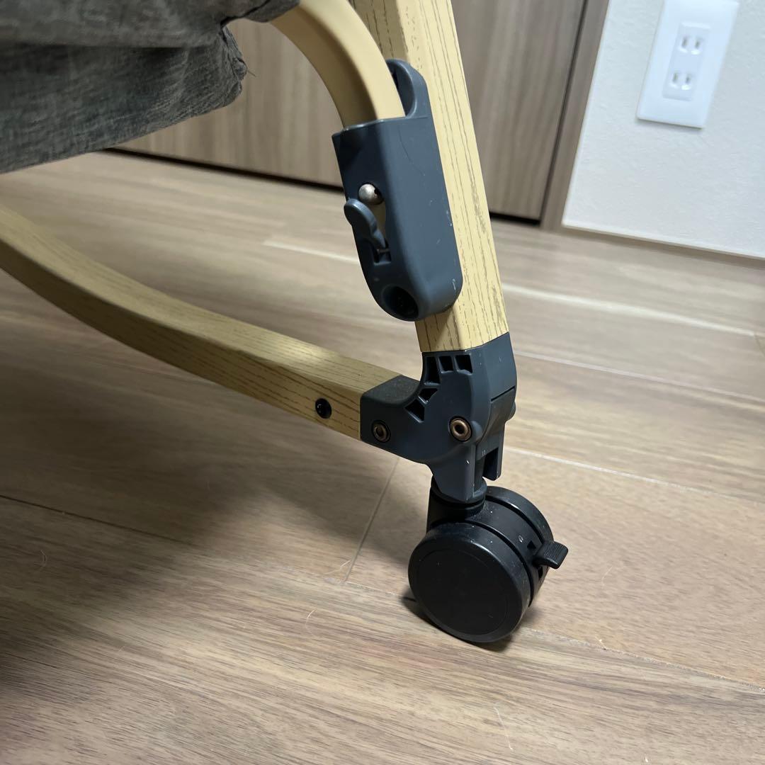 HZDMJ コンパクトベビーベッド グレー②