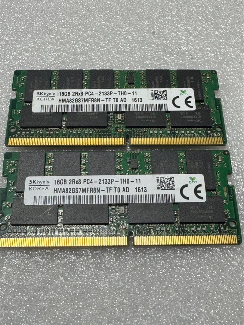 M8 skhynix16GB2枚32GBセット　BIOSチェック✅