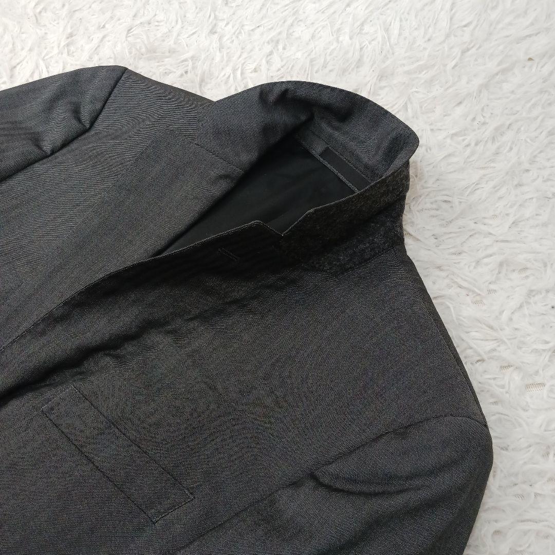 ブラックレーベル　スーツ　日本製　グレー　シャドーストライプ　サイズ36R