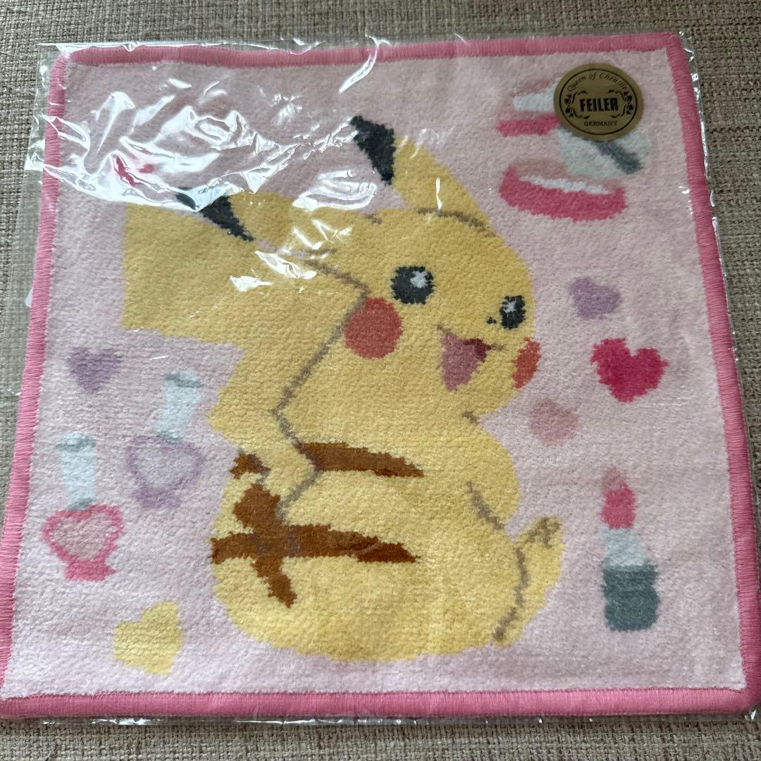 フェイラー　ピカチュウハンカチ３枚セット