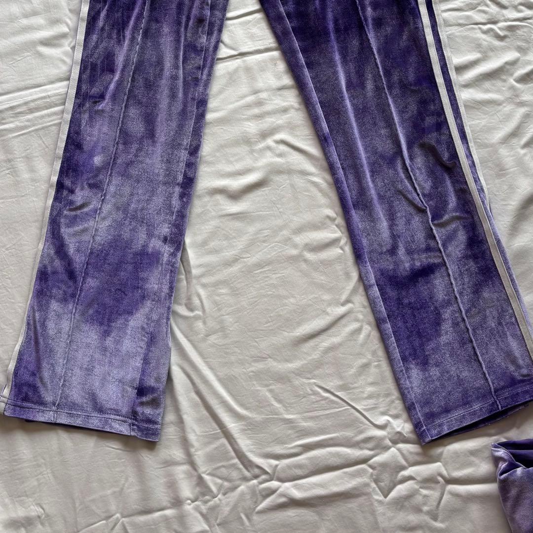 NERDY ノルディ ベロア セットアップ パープル S