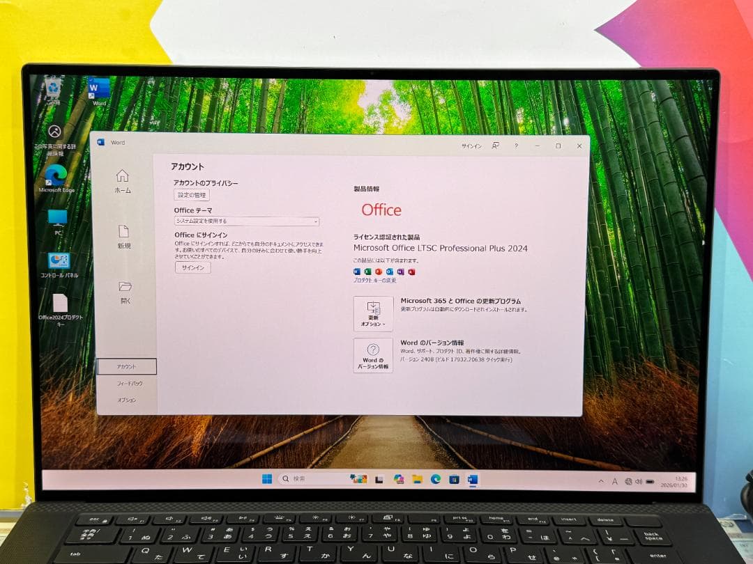 極美品 2TB デル XPS 15 9500 タッチ UHD+ GTX1650