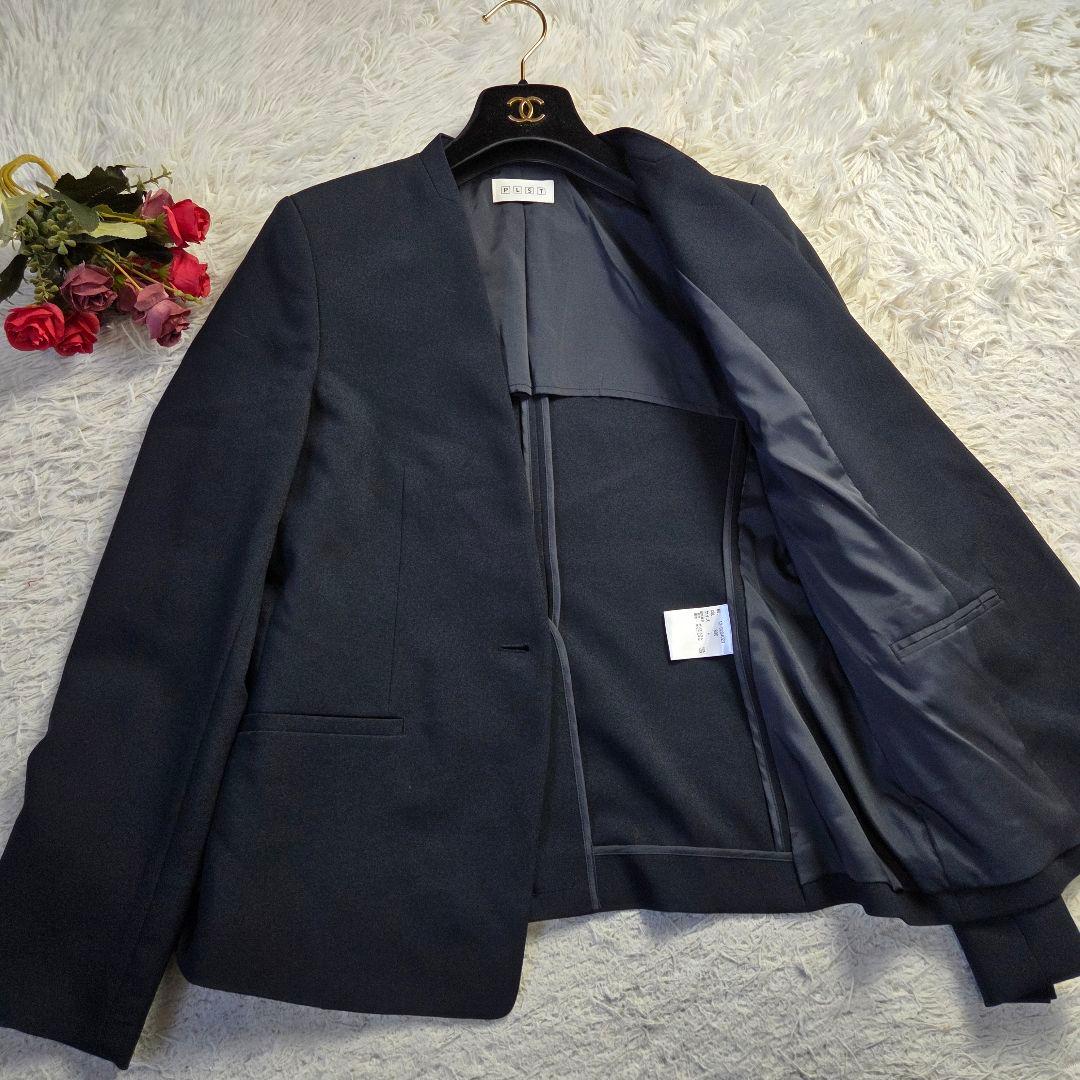 美品 PLST オックスカラーレス セットアップ サイズL ダークネイビー