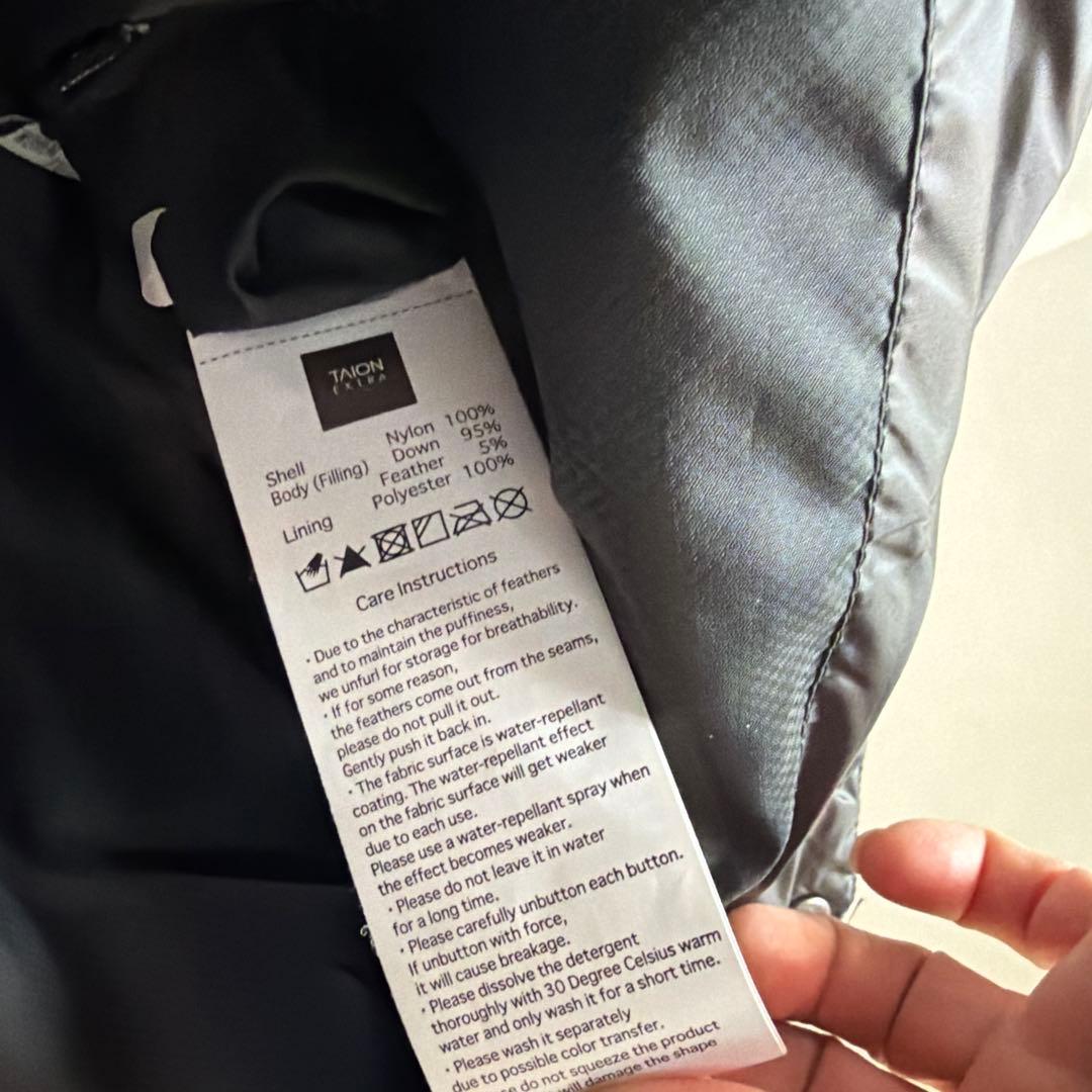 セール！　タイオンエクストラ　3way　ダウンジャケットパーカー　L ファー付き