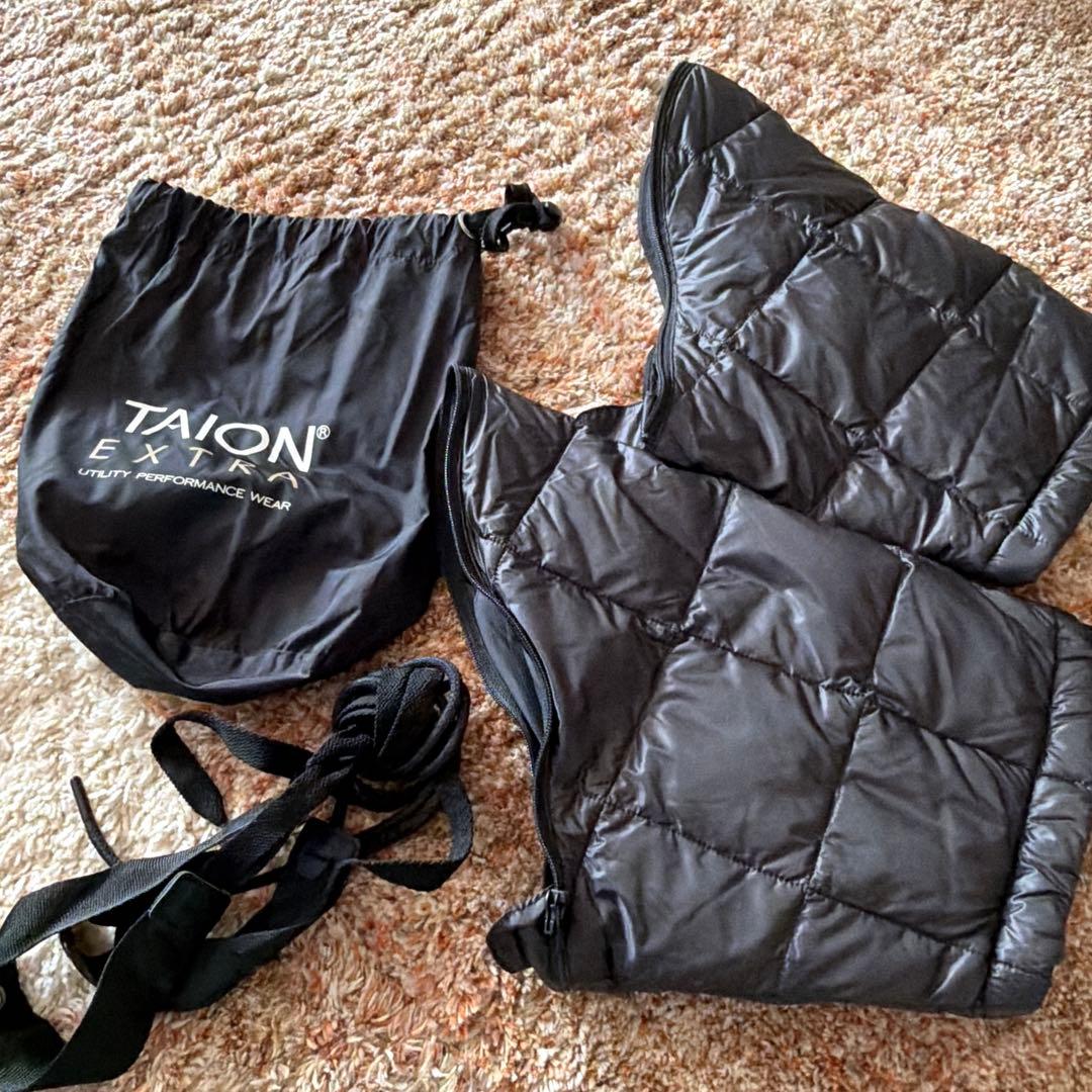 セール！　タイオンエクストラ　3way　ダウンジャケットパーカー　L ファー付き