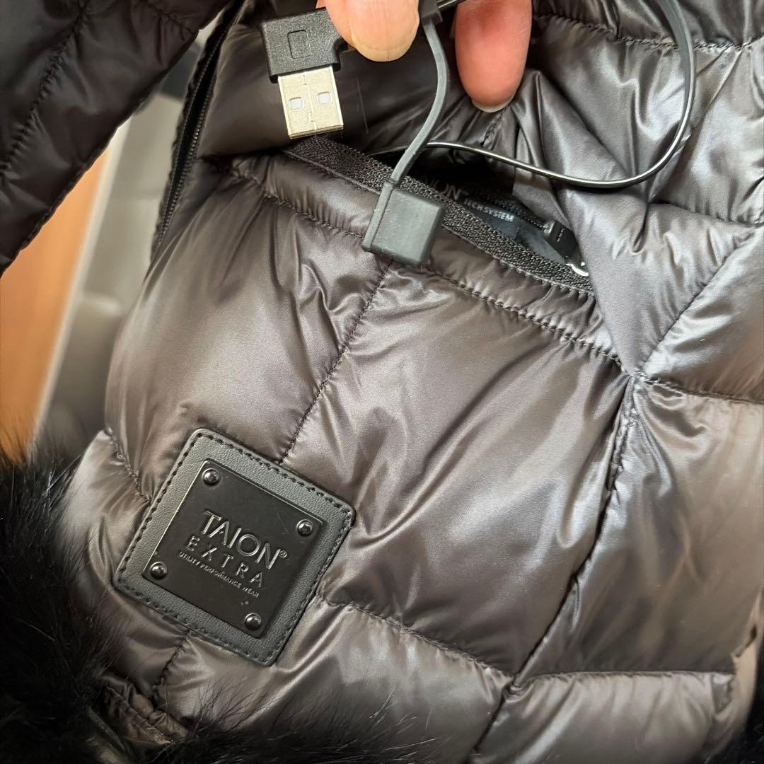 セール！　タイオンエクストラ　3way　ダウンジャケットパーカー　L ファー付き