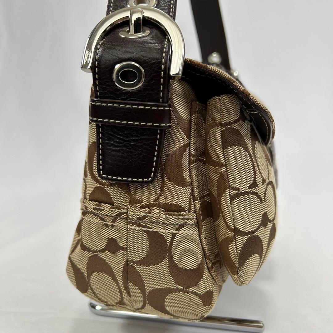 【極美品/保存袋付】コーチ ソーホー ワンハンドバッグ ワンショルダーバッグ